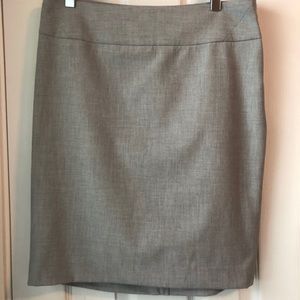 The Limited Gray Pencil Skirt